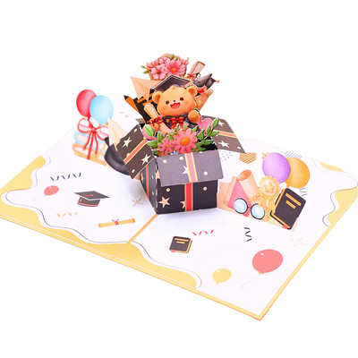3D Graduation Season Pop Up Card