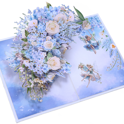 180° Turn Diagram Parallel Axis Shift 3D Pop-up Card