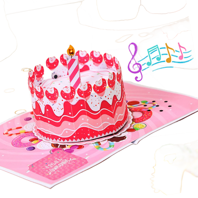 180° Light & Music 3D Pop-up Card