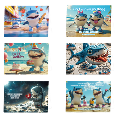 2D Flat Greeting Card