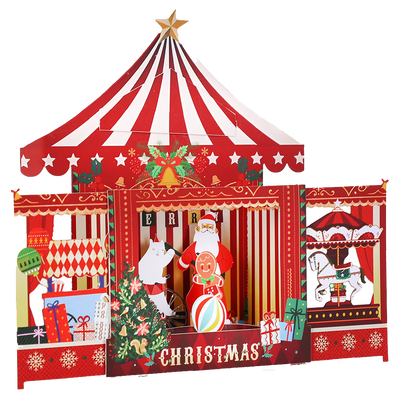 Stretchable Theatre 3D Pop-up Card