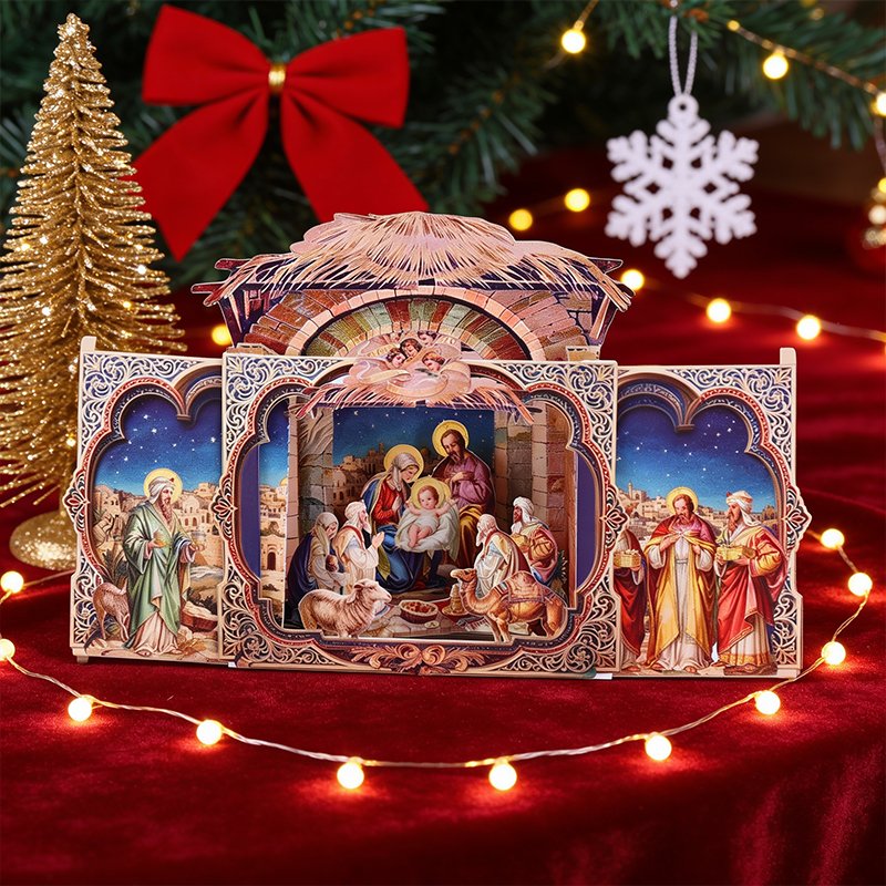 Christmas Jesus Ornament Greeting Card