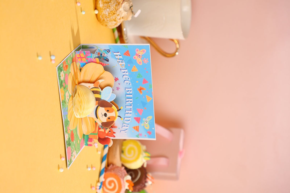 Bumble Bee Flip Pop Up Card