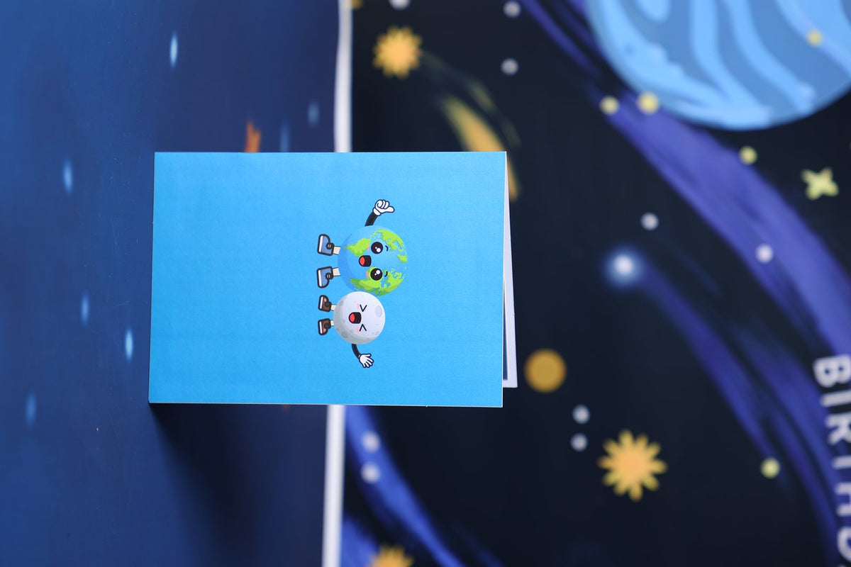 Planet 3D Pop Up Card