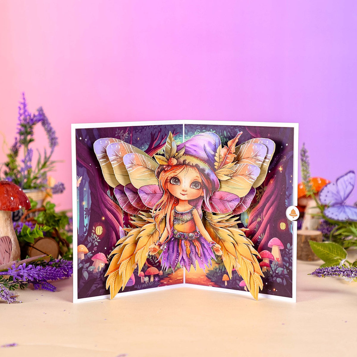 Angel Birthday Greeting Card Fairy