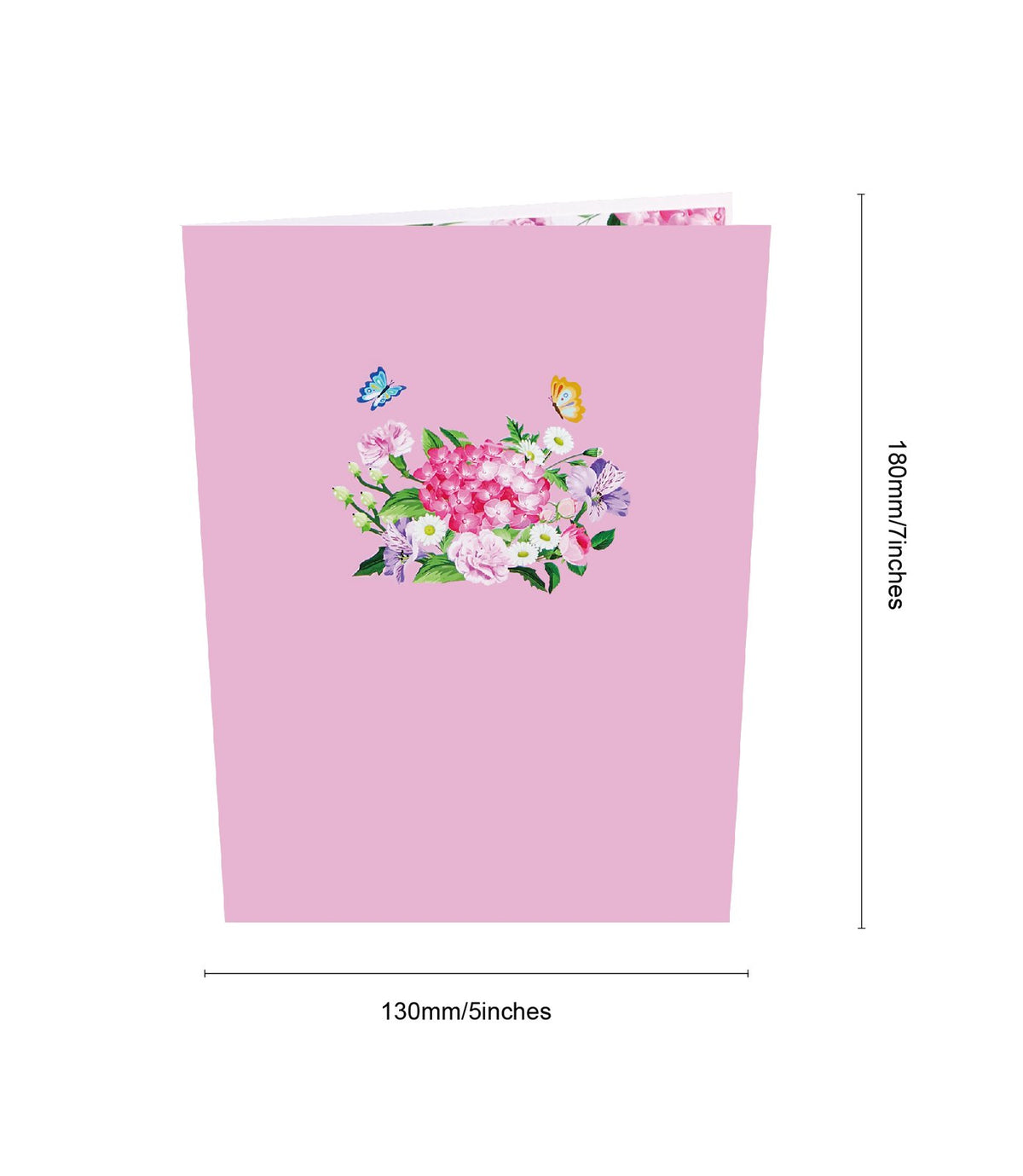 Flowering Shrubs 3D Pop Up Card