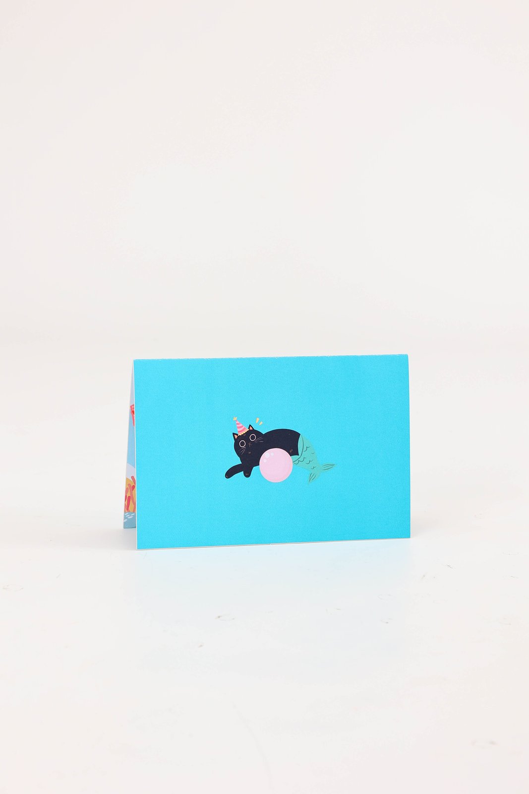 Seashell Pearl Cat Fish Birthday 3D Pop Up Card