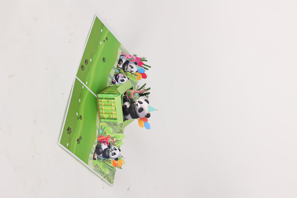 Panda Land 3D Pop Up Card