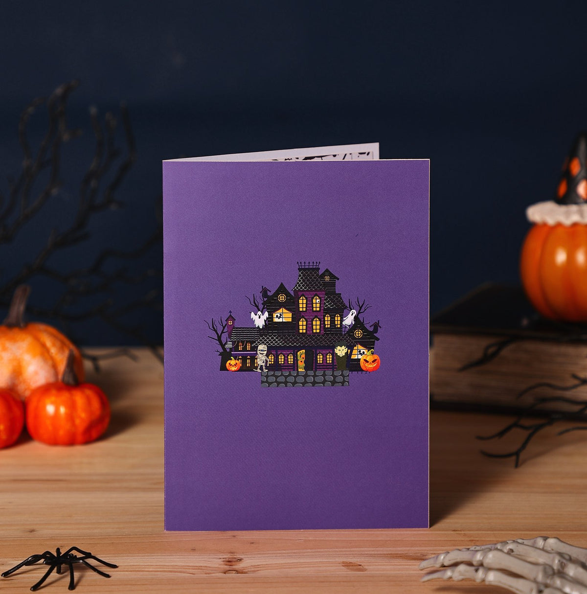 Wearable Haunted House Greeting Card