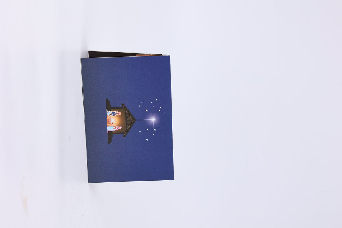 Nativity 90° Greeting Card