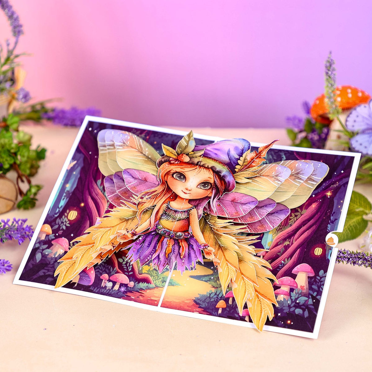 Angel Birthday Greeting Card Fairy