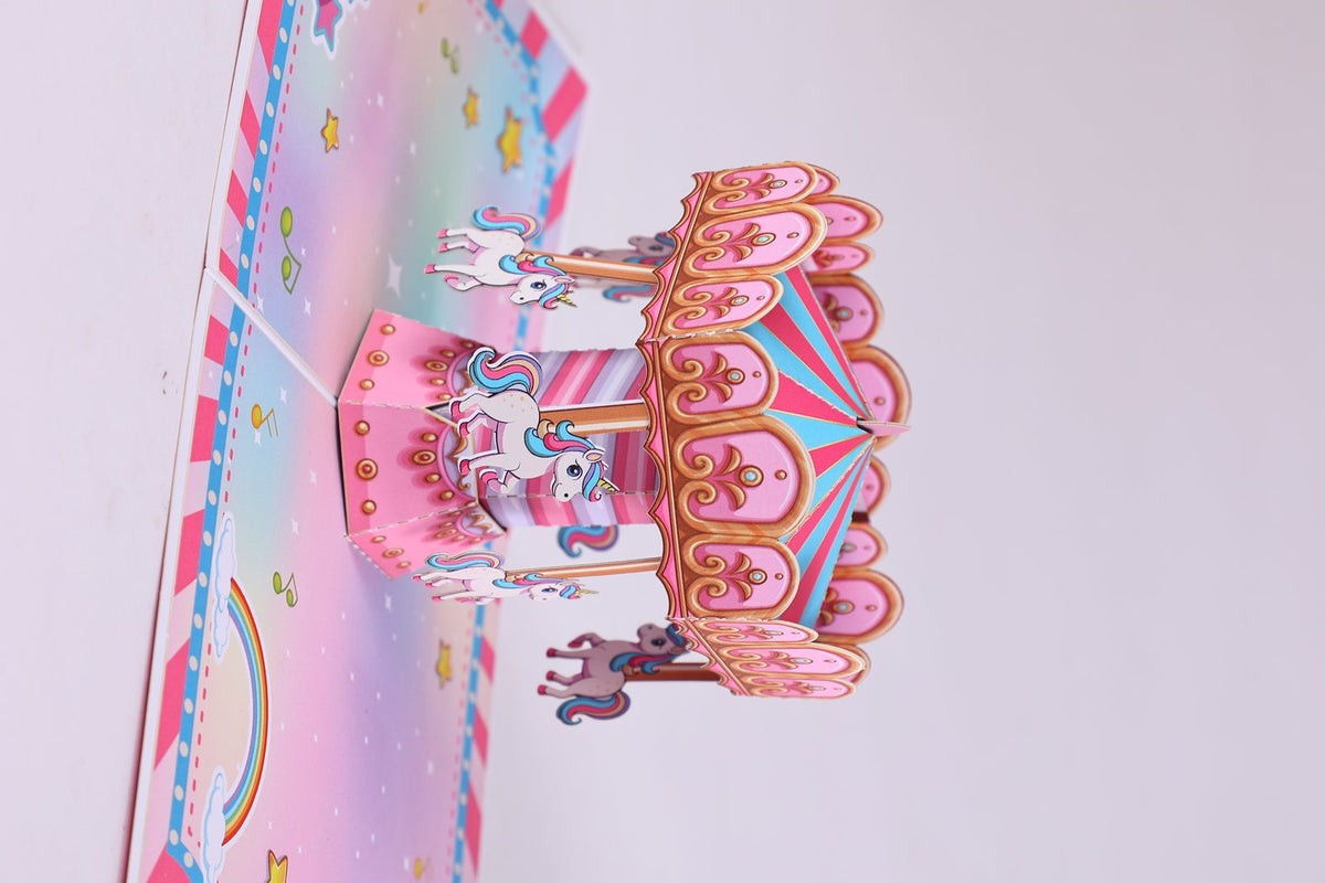 Carousel Birthday Greeting Card