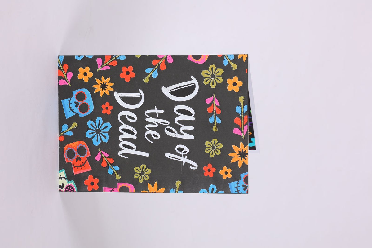 Day Of The Dead Flip Pop Up Card