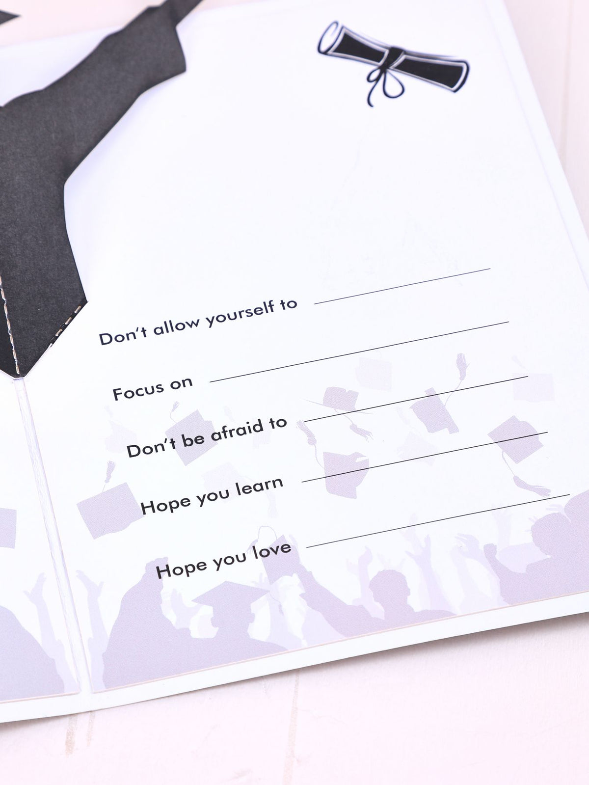Editable Information Graduation Pop Up Card
