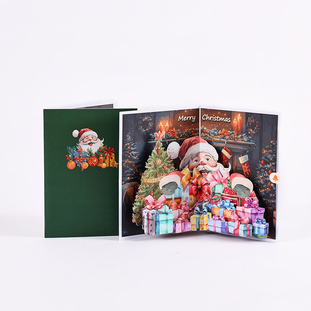 3D Pop Up Christmas Greeting Card