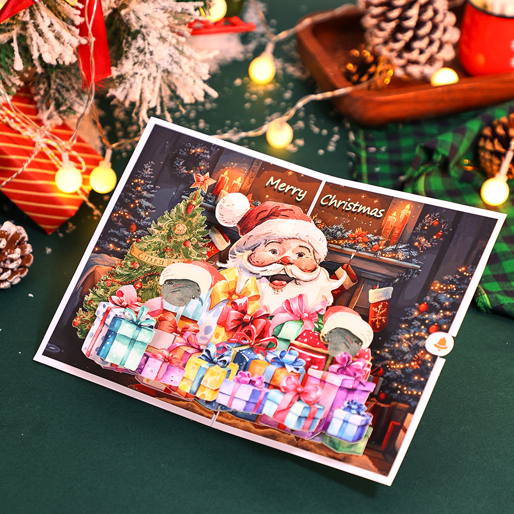 3D Pop Up Christmas Greeting Card