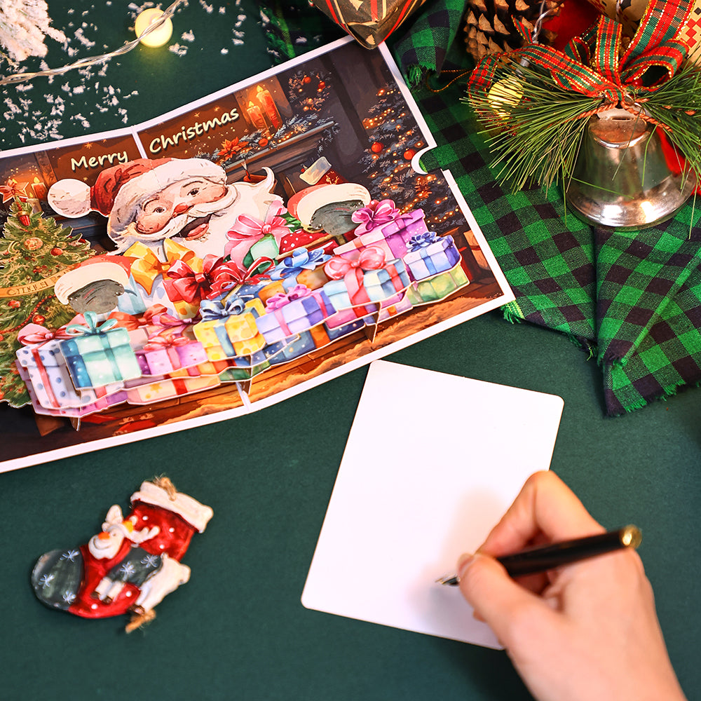 3D Pop Up Christmas Greeting Card