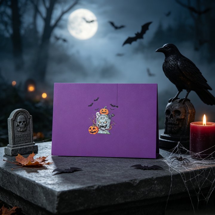 Halloween Castle 3D Pop Up Card