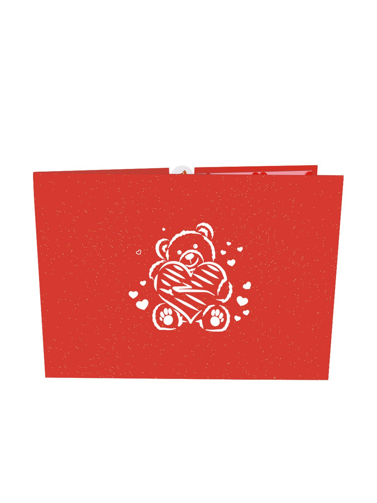 Heart Bear 3D Pop Up Card