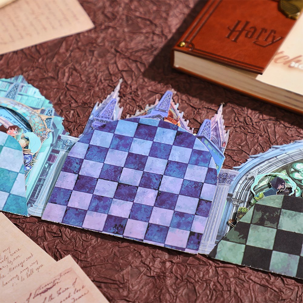 Magic Castle Academy 3D Pop Up Card