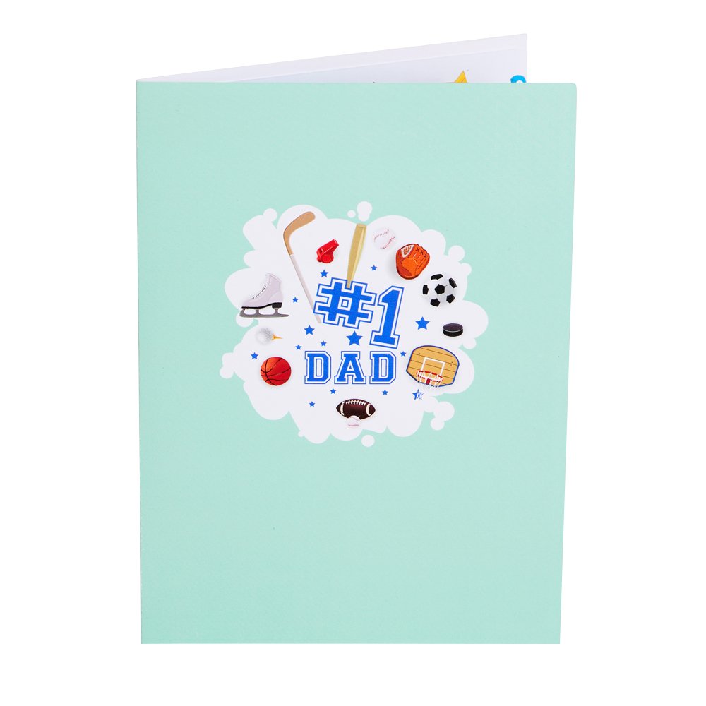 Happy Father's Day Pop-Up Card (Sports)