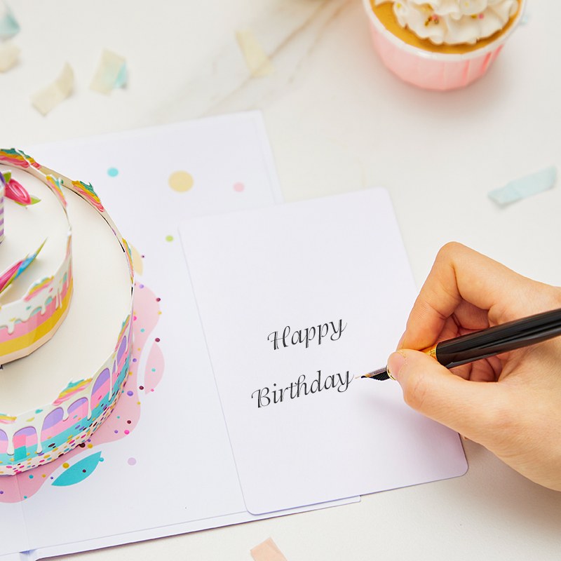Candy Cake 3D Pop Up Birthday Card