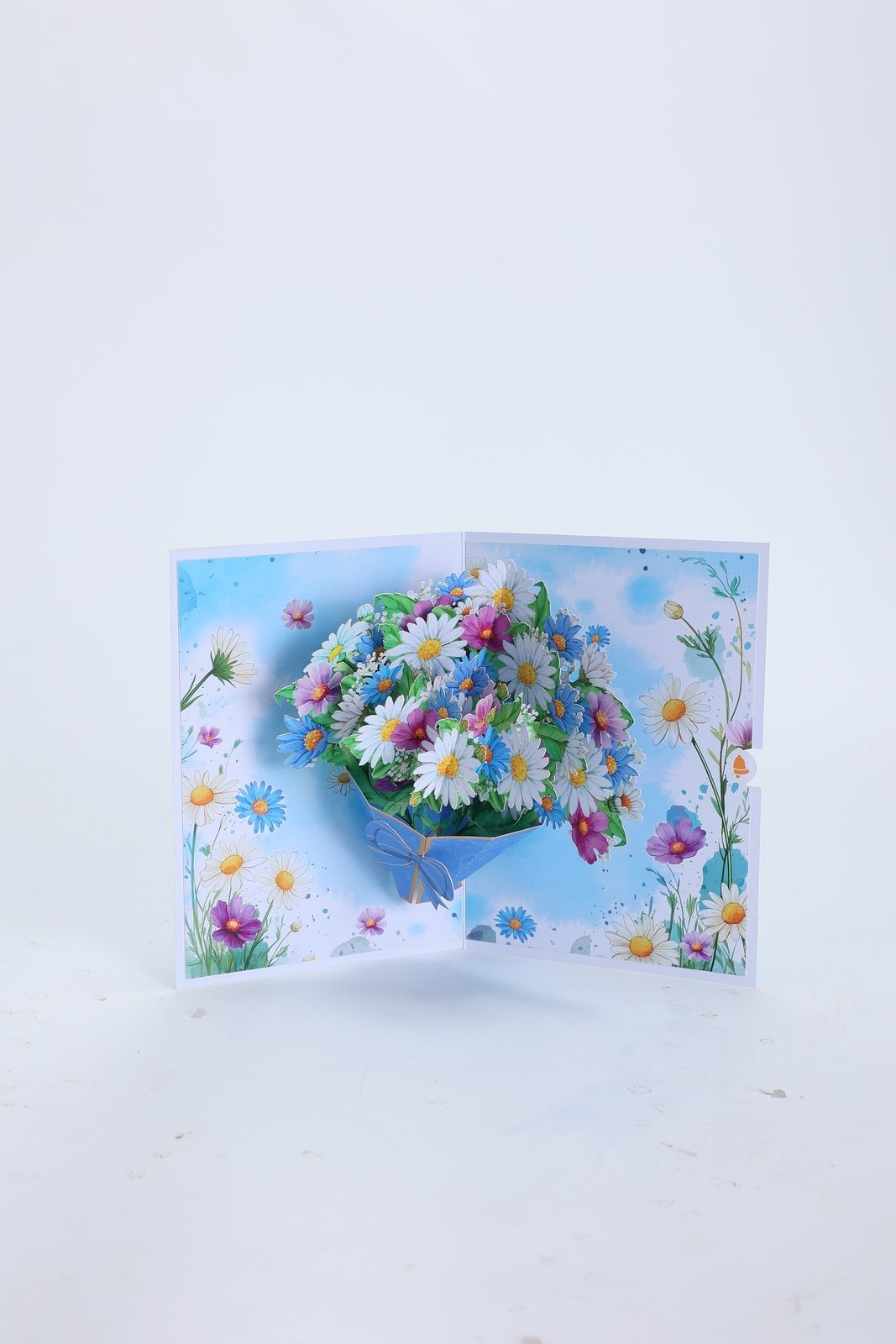 Daisy Flower Bouquet Greeting Card