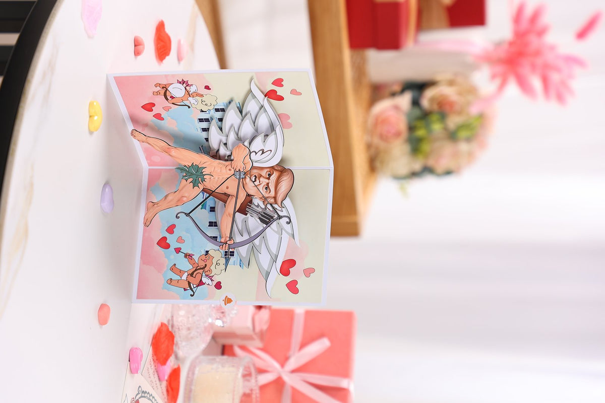 Cupid Wings Greeting Card
