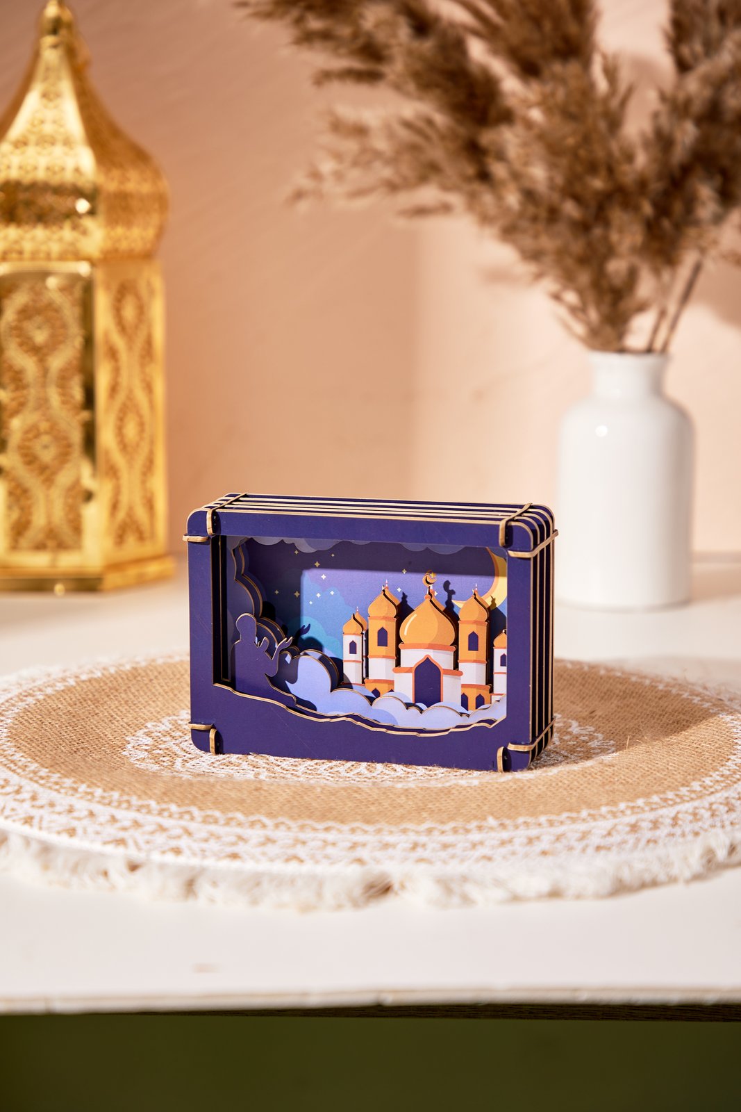 Muslim Hajj Pilgrimage 3D Art Pop Up Card