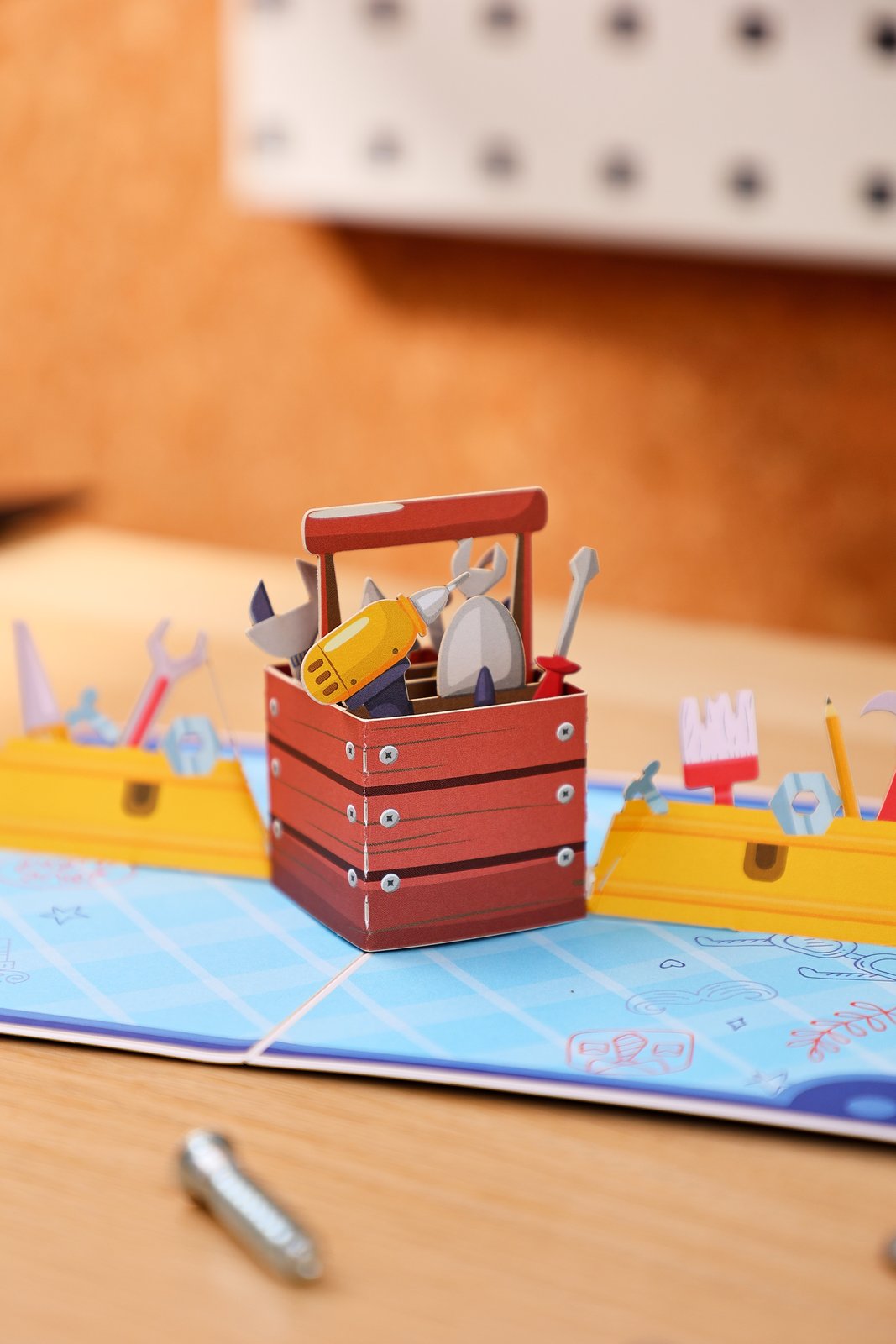 Father's Day Toolbox 3D Pop Up Card