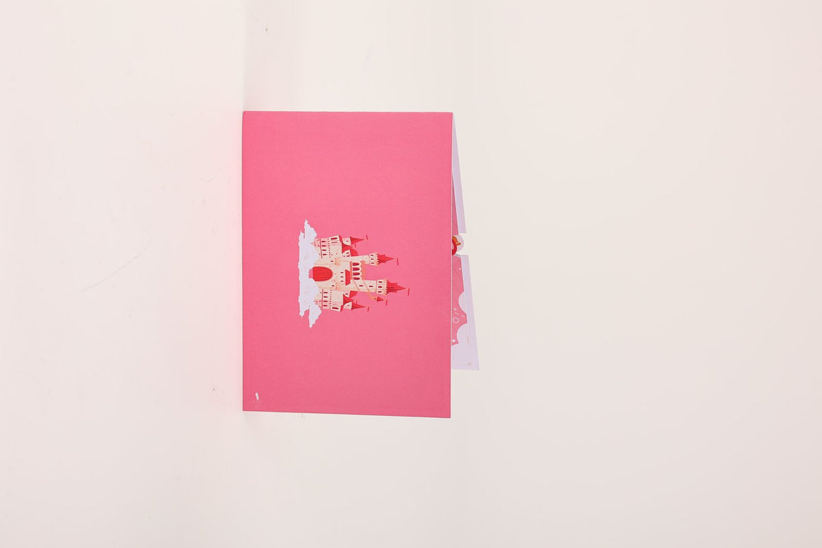Valentine's Day Castle Greeting Card