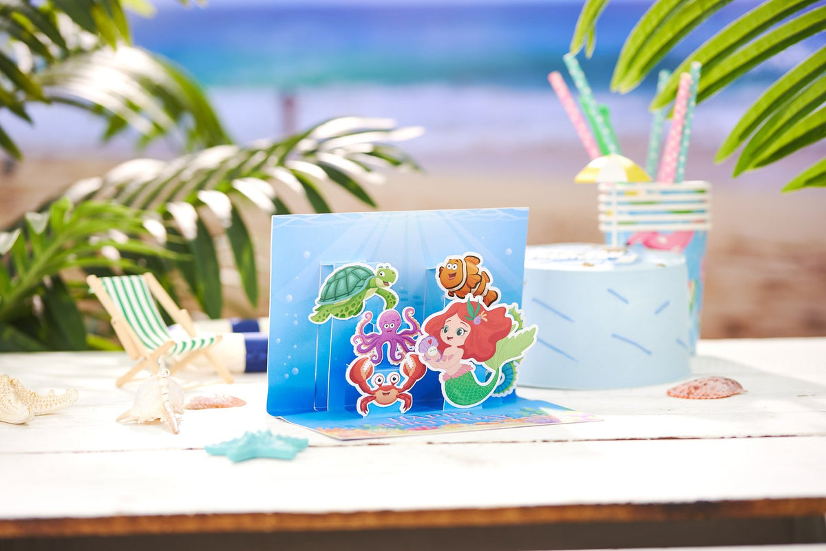 Mermaid Birthday Greeting Card