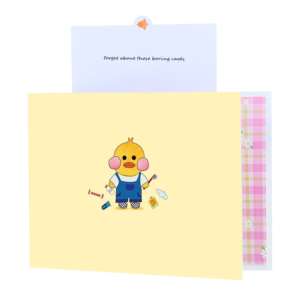 Rubber Duck 3D Pop Up Card