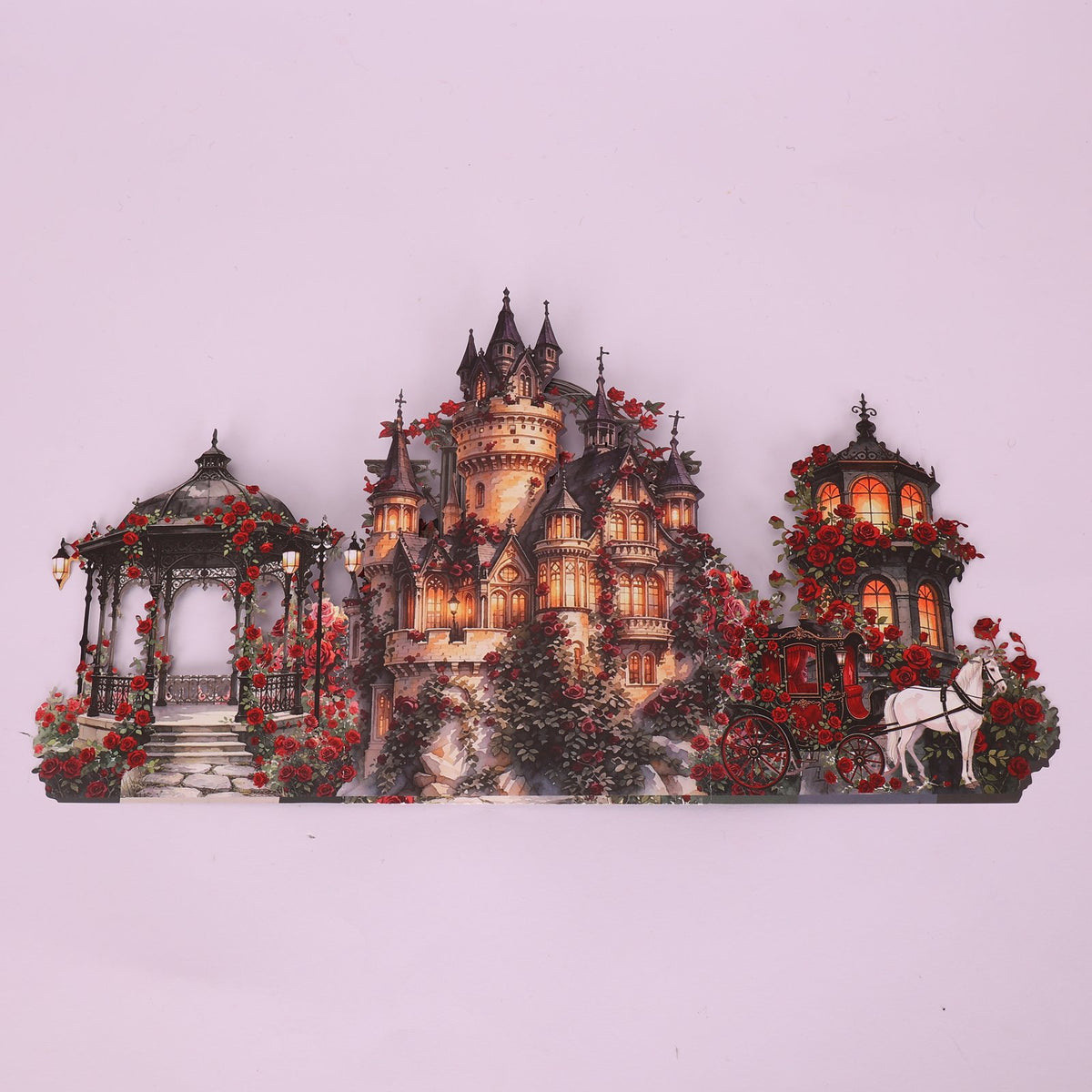 Gothic Garden Double Door 3D Pop Up Card