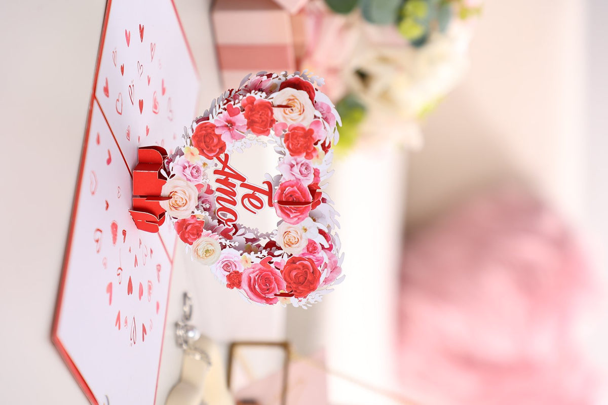 Spain I Love You 3D Pop Up Card