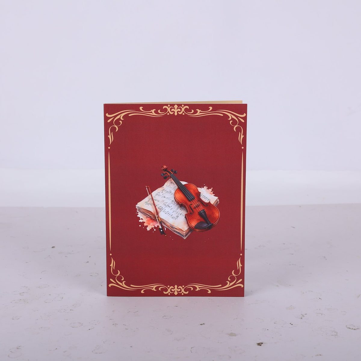 Violin 180° 3D Pop Up Card