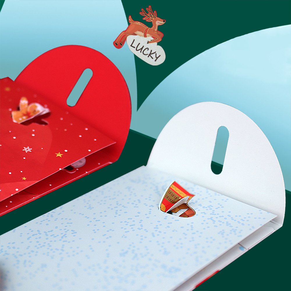 3D Christmas Red Envelope Pop Up Card