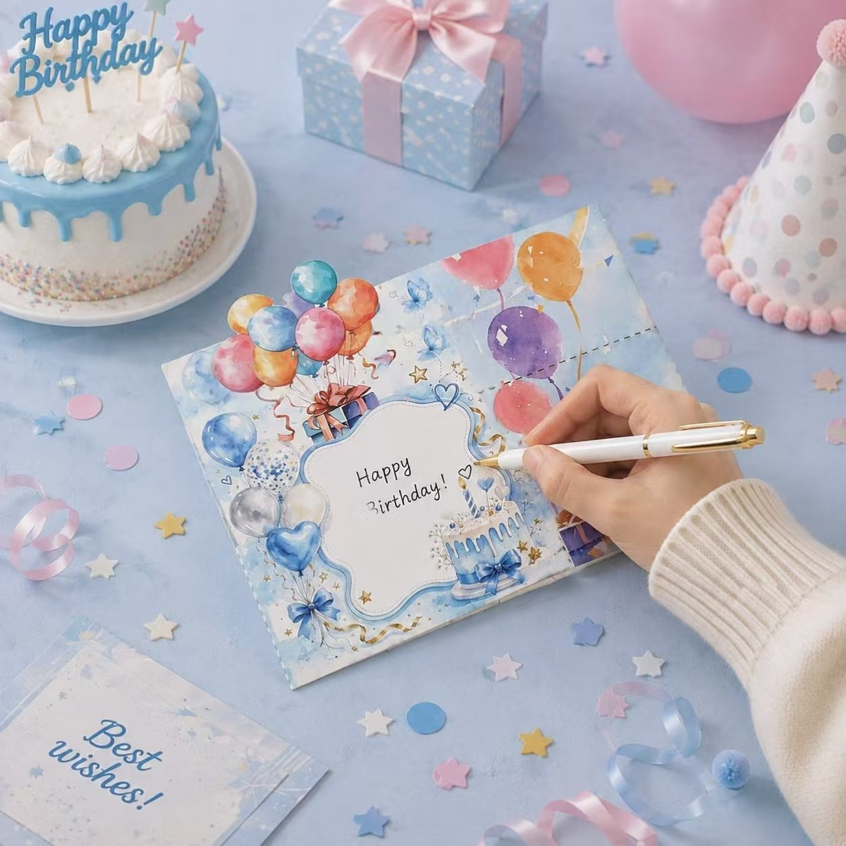 Dog Birthday Box Card