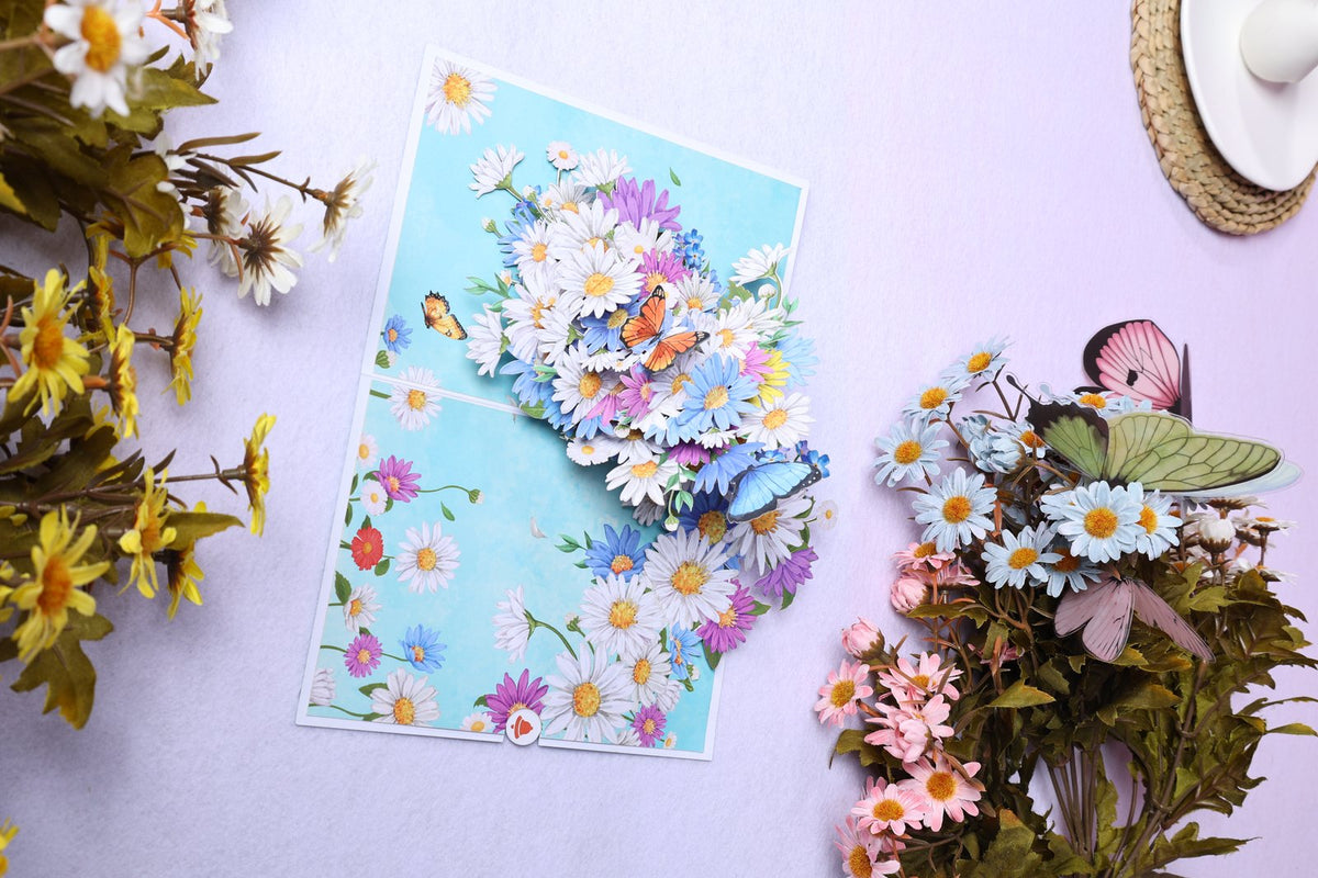 Daisy 3D Pop Up Card