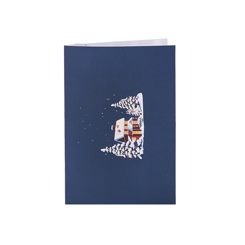 90° Christmas Greeting Card