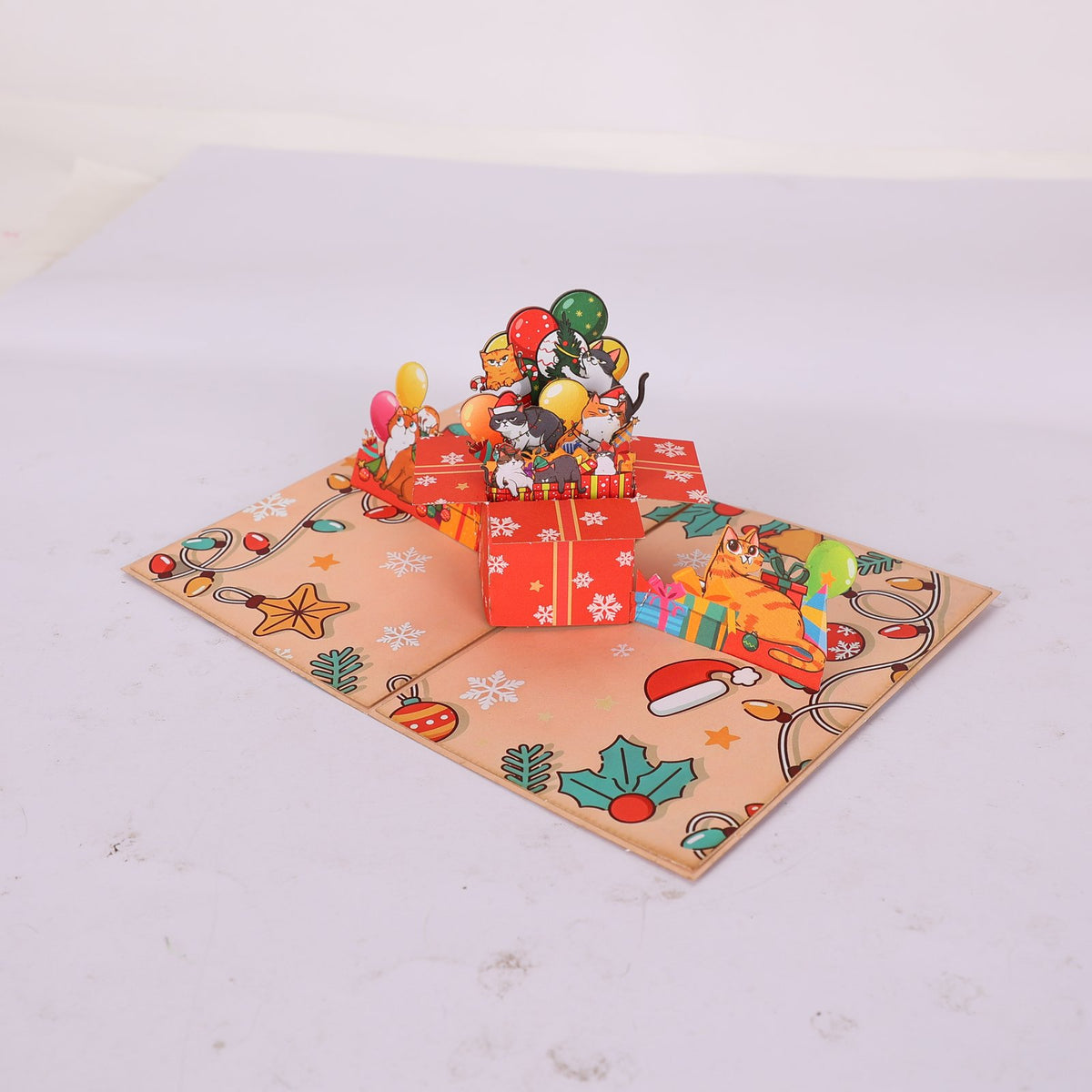 Christmas Cat Box Card