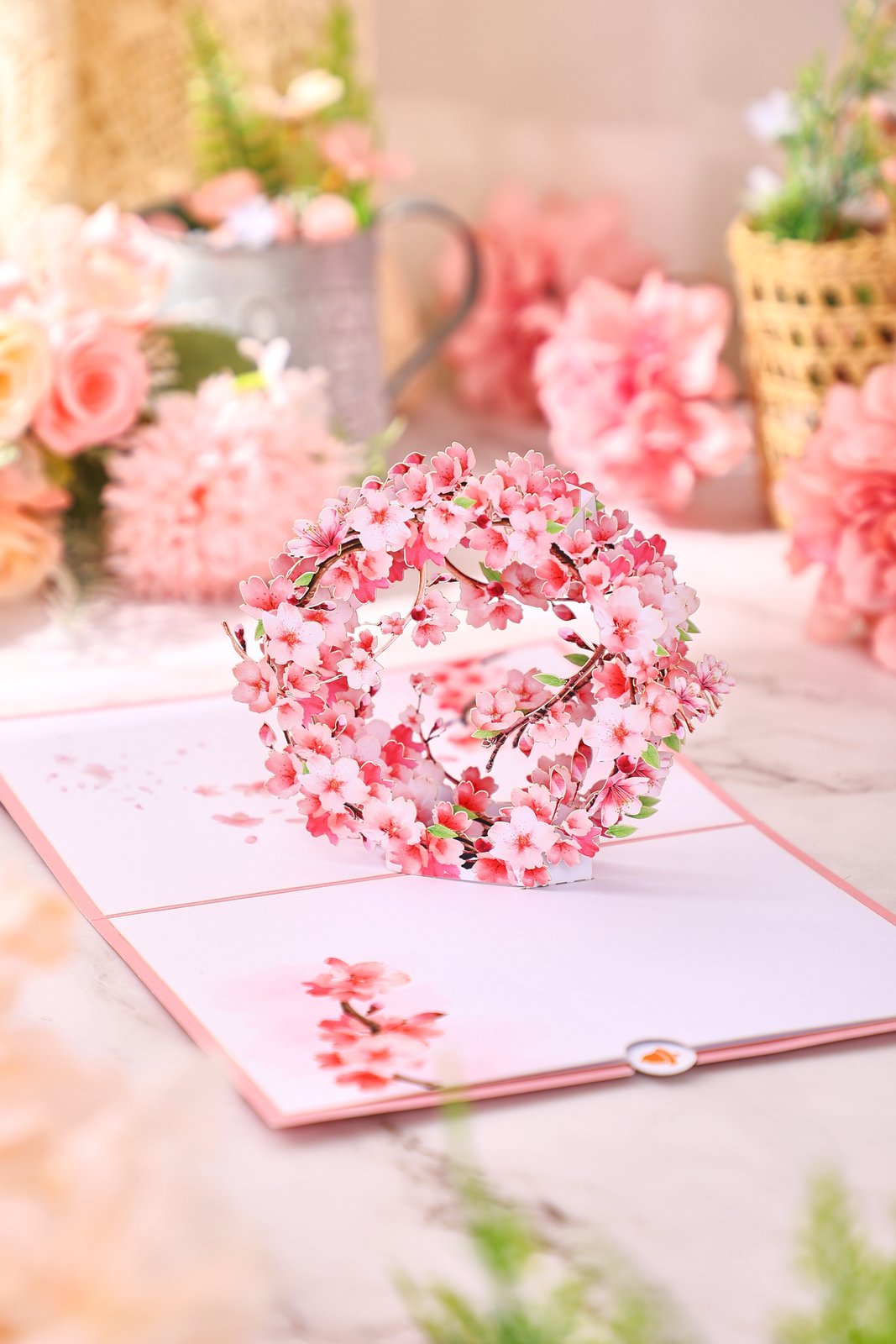 Cherry Blossom Greeting Card