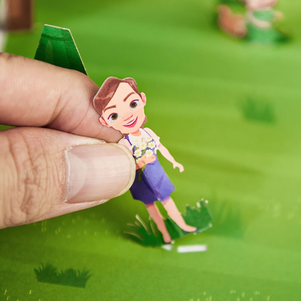 Forest Brick House 3D Pop Up Card