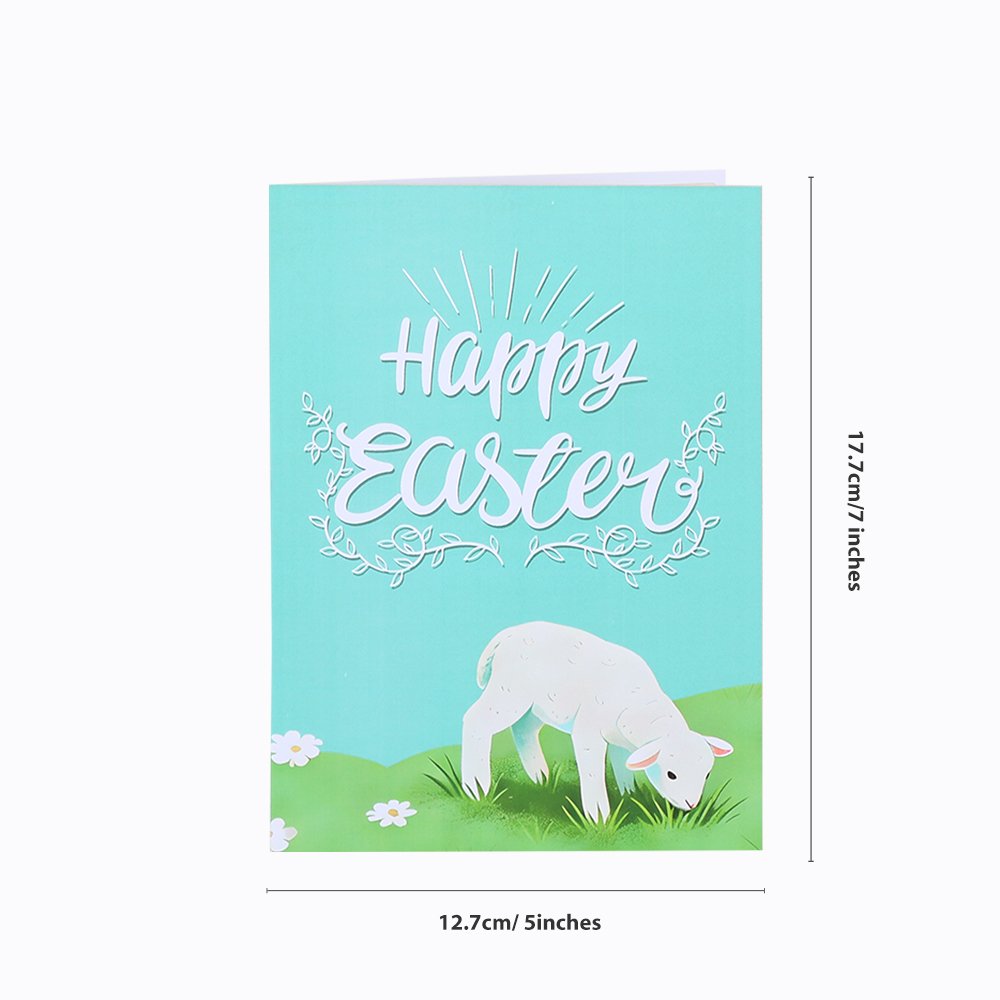 Easter Lamb Flip Pop Up Card
