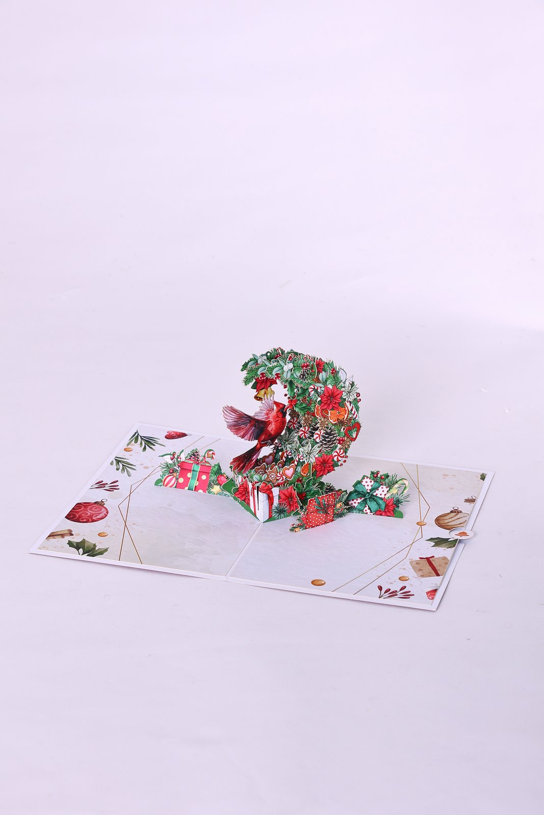 Christmas Bird Pop Up Card