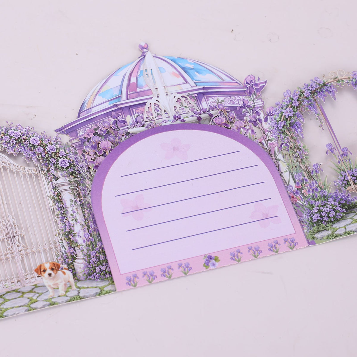 Garden Double Door Pop Up Card