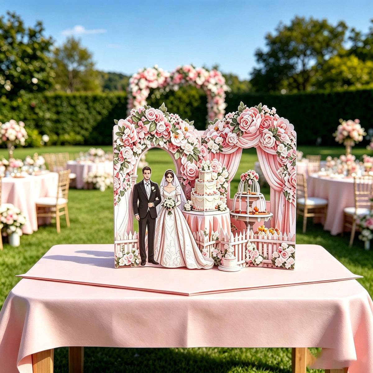 Wedding Pop Up Card