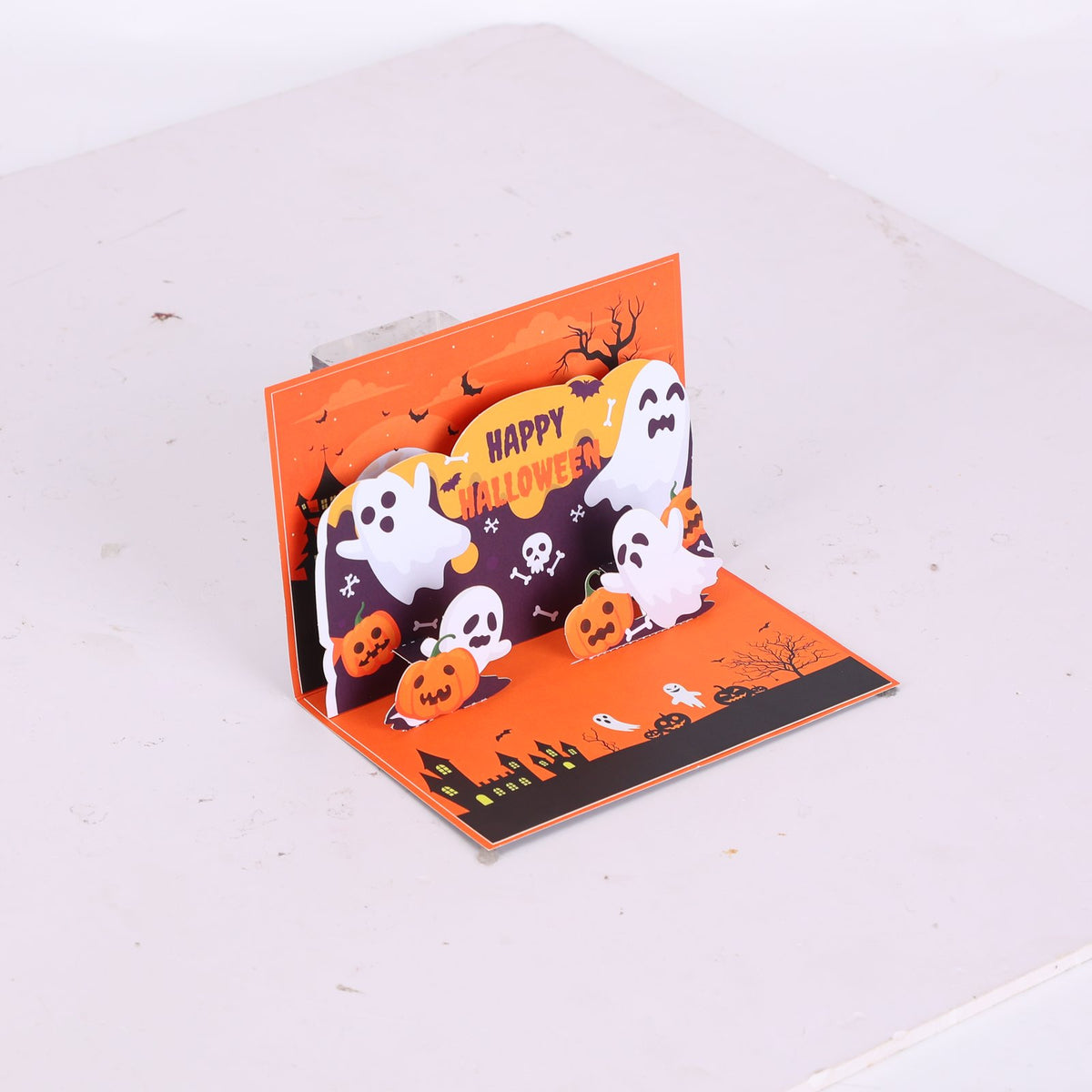 Halloween 90° 3D Pop Up Card
