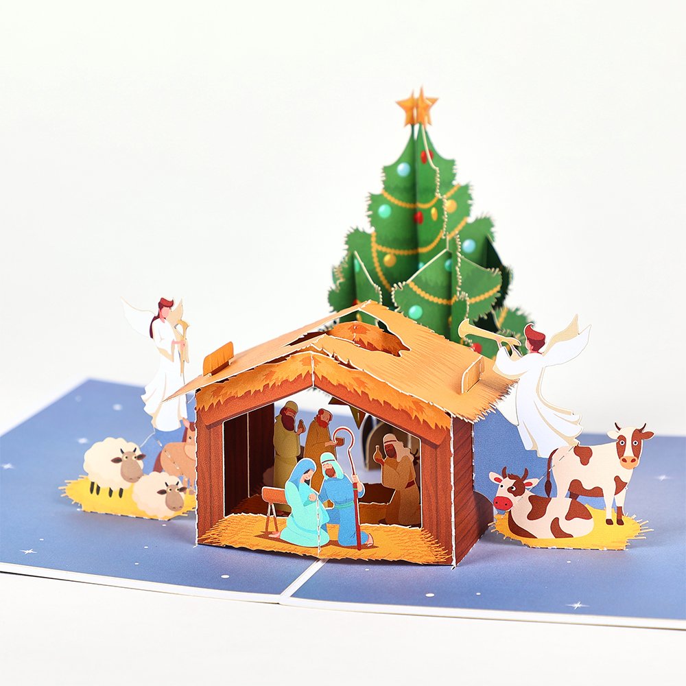 Nativity 3D Pop Up Card