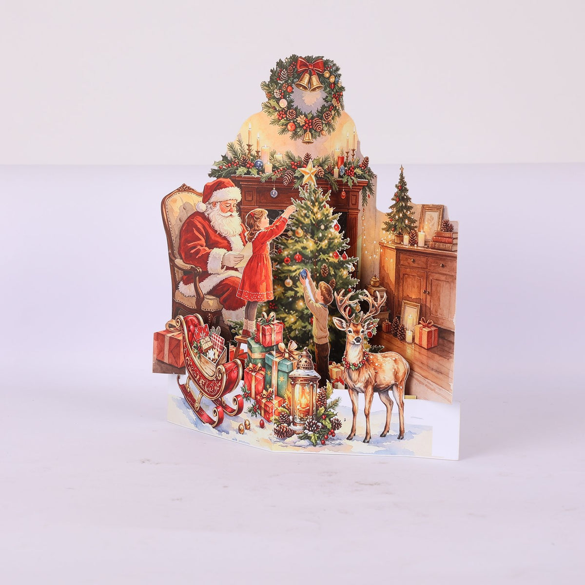 Vintage Christmas Ornament Greeting Card